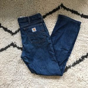 Ladies Blue Wash Carhartt Jeans